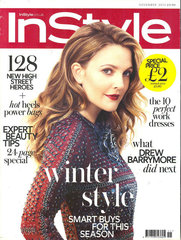 英文版 instyle 型时代 UK 欧美时尚女装杂志 2013年11月