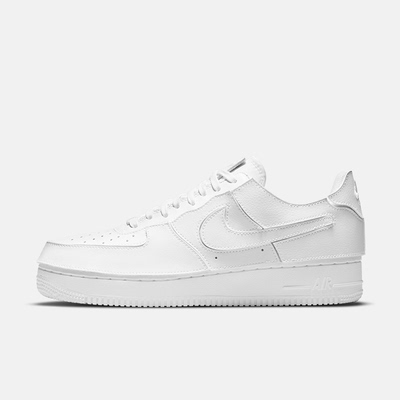 耐克nikeforce1空军一号拆卸魔术贴撕撕乐板鞋cv1758-100运动休闲鞋