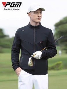 PGM 秋冬高尔夫风衣外套男士拉链防风防雨高弹golf运动服装男装