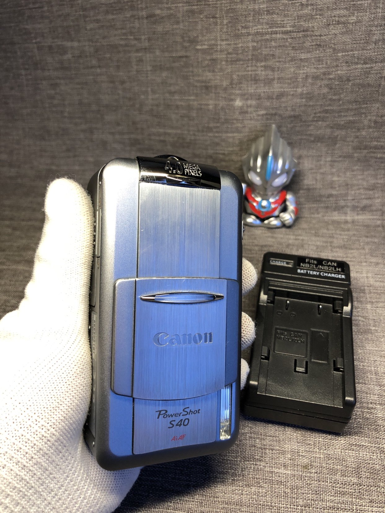 canon佳能power shot s40金属ccd胶片感400w像素数码相机