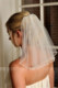 新款新娘结婚领证珍珠小头纱短款带发梳旅拍造型短头纱婚纱头纱