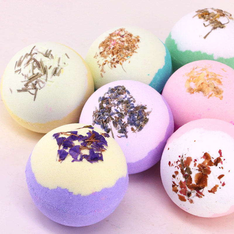 蜀丽康爆炸沐浴球泡泡浴球气泡弹泡澡球精油球 2个/4个盒装