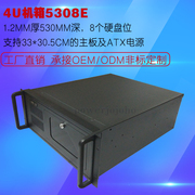 New rack-mounted industrial equipment 4U industrial control chassis server TOP5308E supports E-ATX motherboard 1.2MM