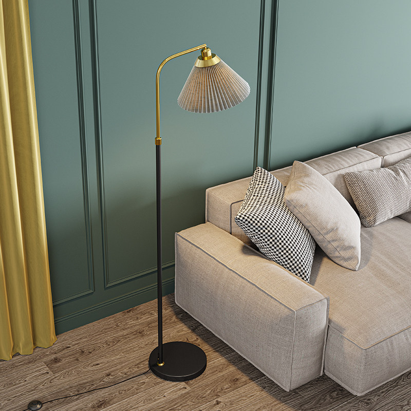 轻奢北欧落地灯客厅沙发边卧室床头书房看书阅读简约现代立式台灯