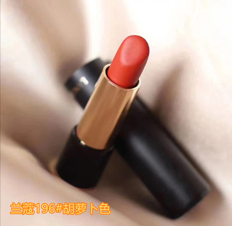 兰蔻196哑光朱砂橘