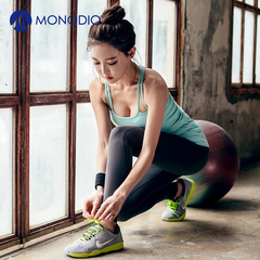 韩国MONODIO正品代购瑜伽服吊带健身裤修身显瘦提臀瘦腿高腰吸汗