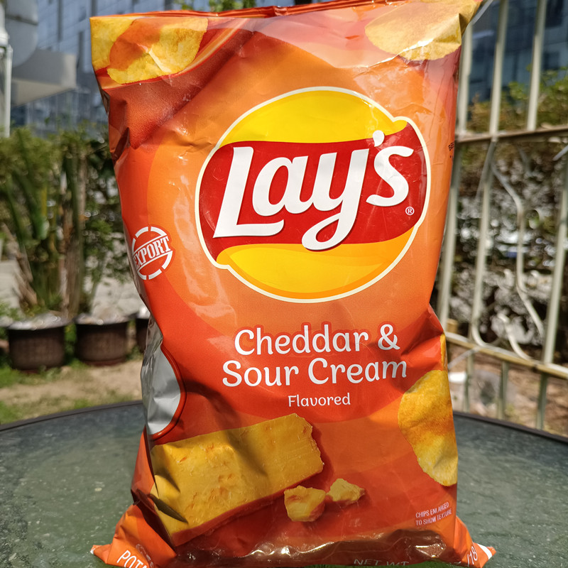 乐事Lays Honey Barbecue chips蜂蜜烧烤车打芝士味薯片休闲零食