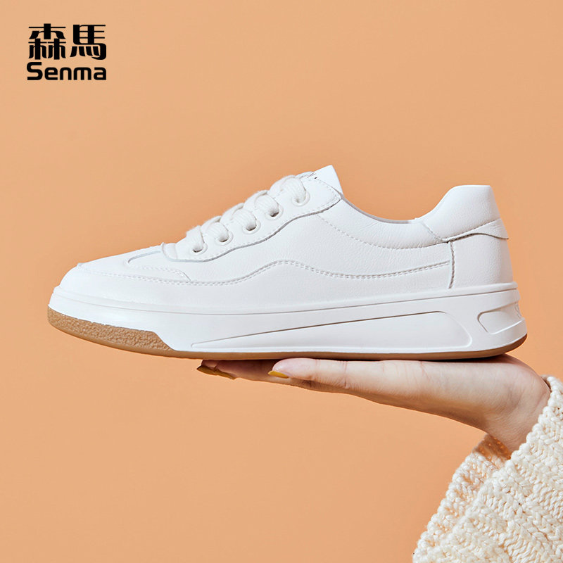 森马小白鞋女鞋百搭平底夏季新款厚底原宿爆款白色板鞋运动休闲鞋