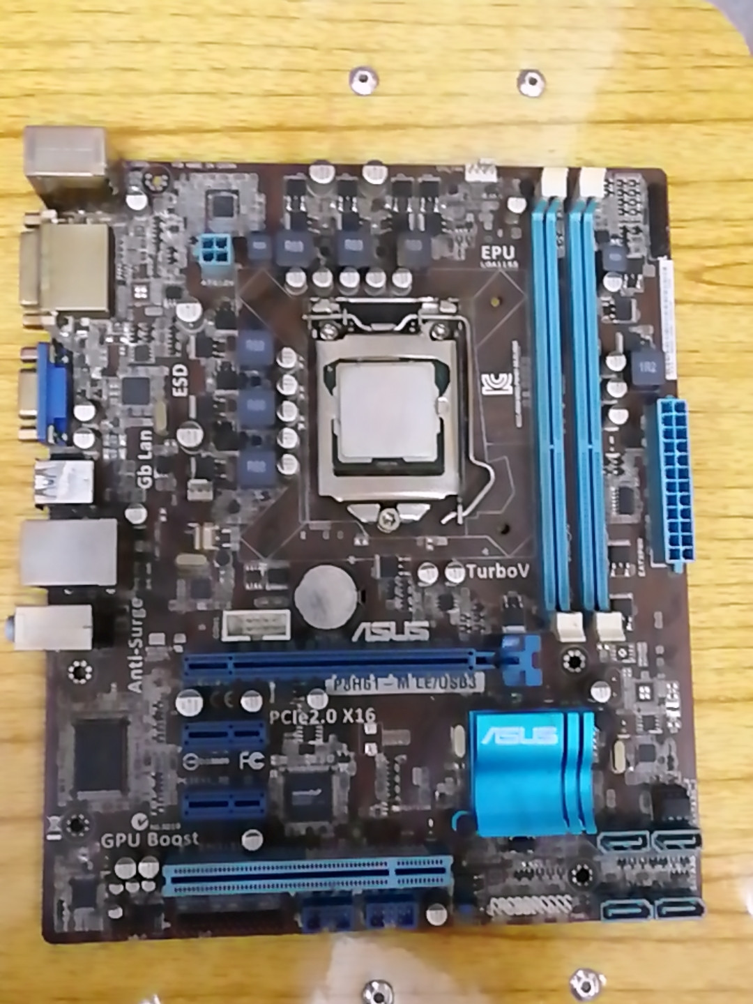 asus/华硕 p8h61-m le/usb3 i5 2300 四核 cpu 套装