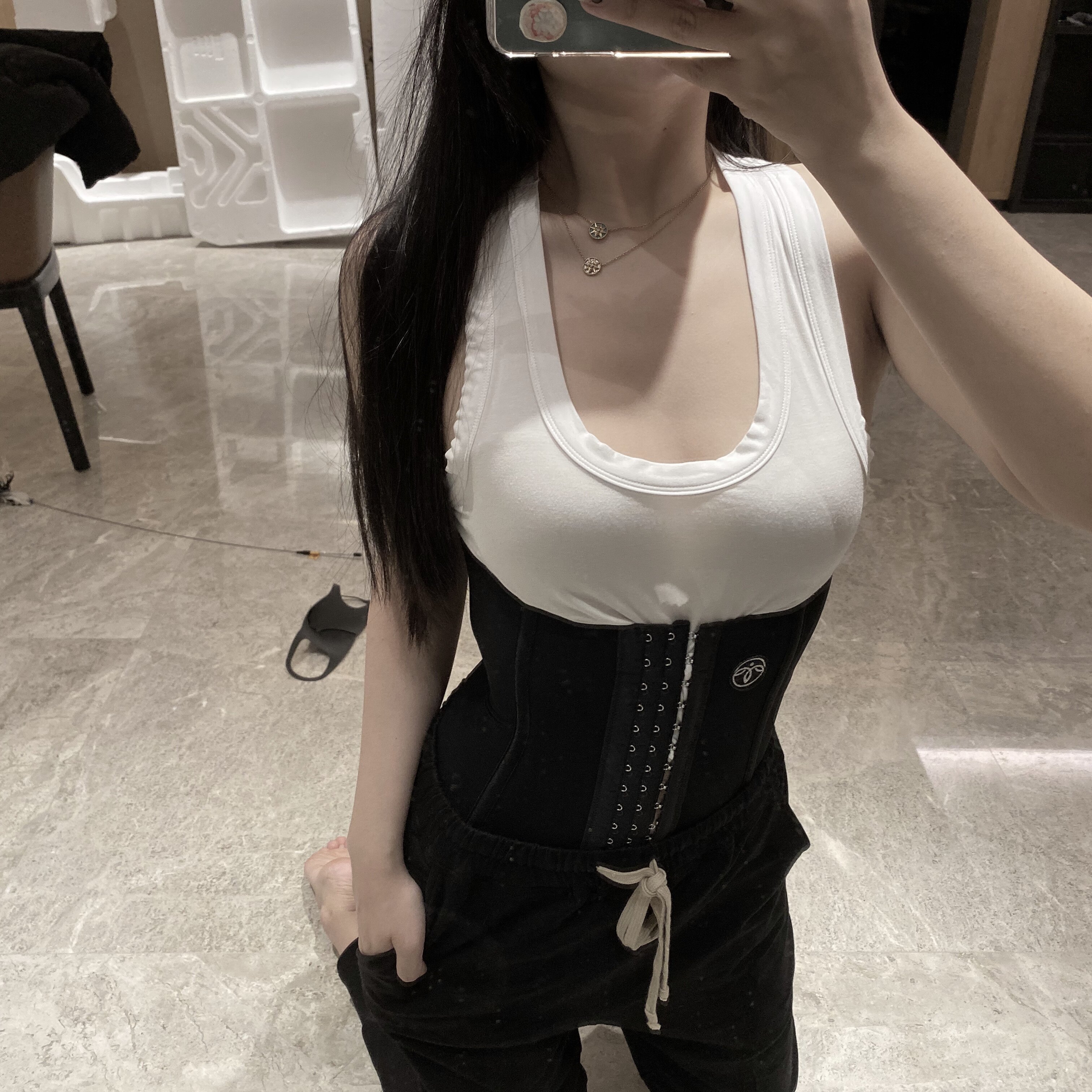 瘦身衣 收腹 燃脂 超薄 胖mm_wuuus 束腰瘦腰神器 绑带瘦身衣女收腹裤