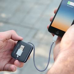 Jump Cable 创意移动电源 轻薄迷你便携小充电宝 苹果认证数据线