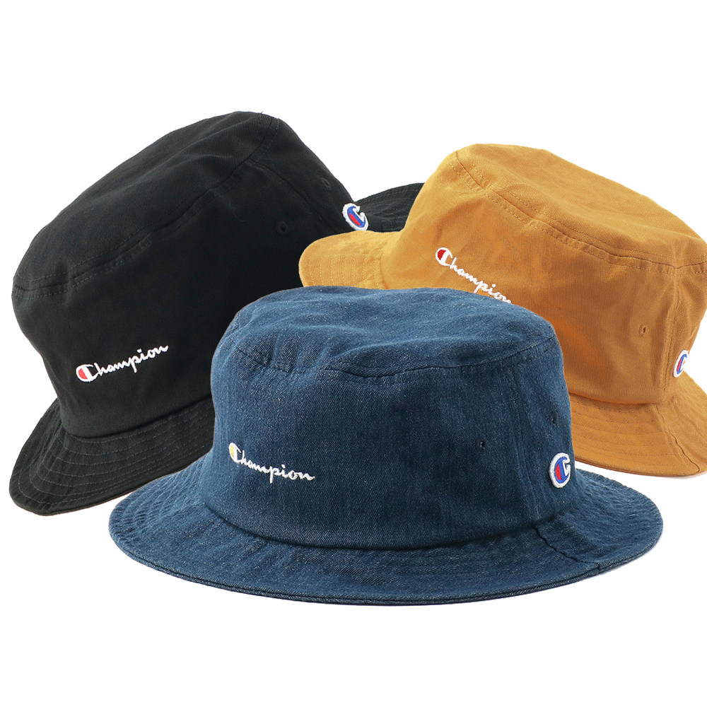 日版正品冠军女男士潮牌帽子时尚遮阳champion休闲显脸小渔夫帽