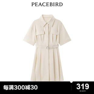 *【商场同款】太平鸟女装2024春季新款工装连衣裙A3FAD3217