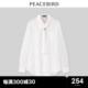 【商场同款】太平鸟女装2023年冬季新款领带通勤衬衫A1CAD4200