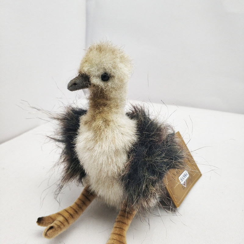 hansa进口坐姿食火鸡毛绒玩具儿童生日礼物女孩6681