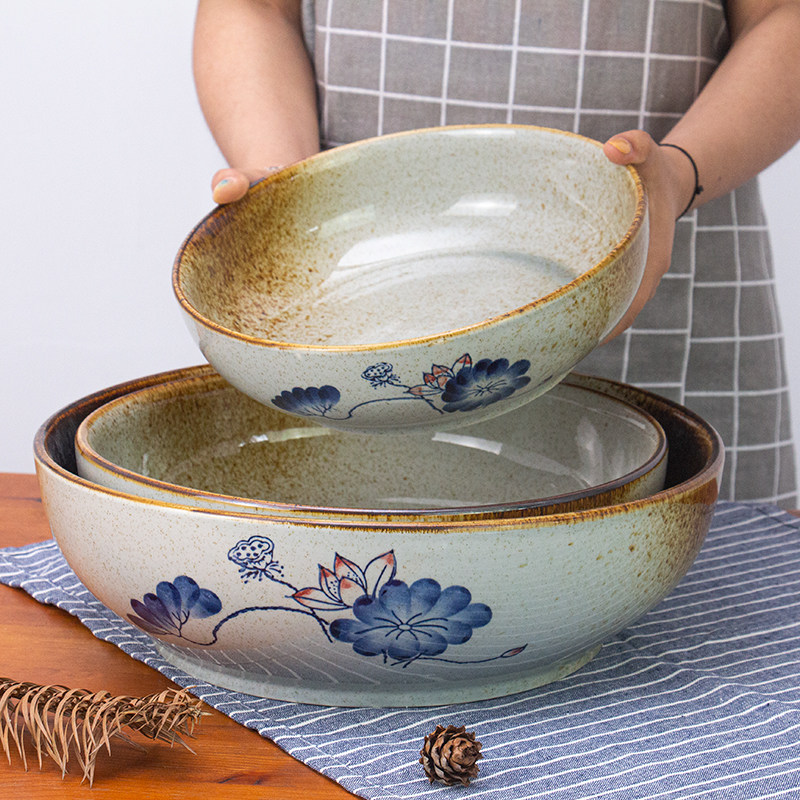 家用_家用陶瓷面碗深盘大号汤碗大碗麻辣香锅盆酸菜鱼盆水煮鱼大碗盆