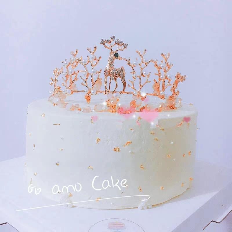 金色小鹿麋鹿蛋糕装饰皇冠摆件烘焙插件生日派对用品配件金属王冠|msdalam kategori bekalan perayaan/hadiah, bekalan pakaian - dari Buy2taobao.com untuk memberikan perkhidmatan ejen Taobao profesional membeli