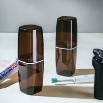 洗漱杯出差旅行用品便携多功能牙刷收纳洗护套装牙具盒分装瓶神器