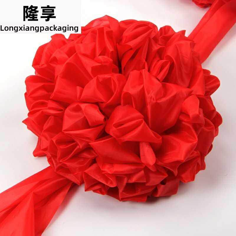 招牌花球乔迁大门口大门喜庆拍照挂拜堂礼仪演出大红飘带上的牌匾