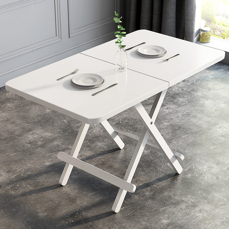 可折叠桌家用小户型简约便携餐桌