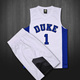 杜克大学欧文篮球队服男女篮球服套装篮球衣训练服定制比赛服球衣