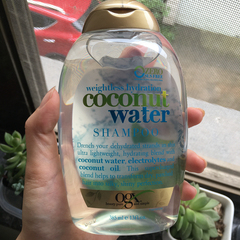 [现货]美国OGX/Organix 水合物椰子保湿水润洗发水/护发素385ml
