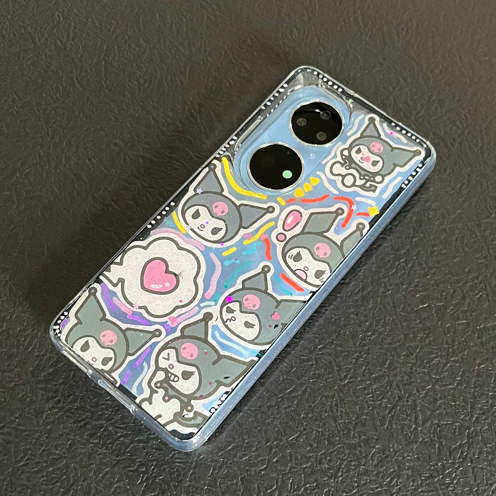 适用于华为三星苹果p50pro酷洛米mate40定制13滴胶手机壳s21nova9