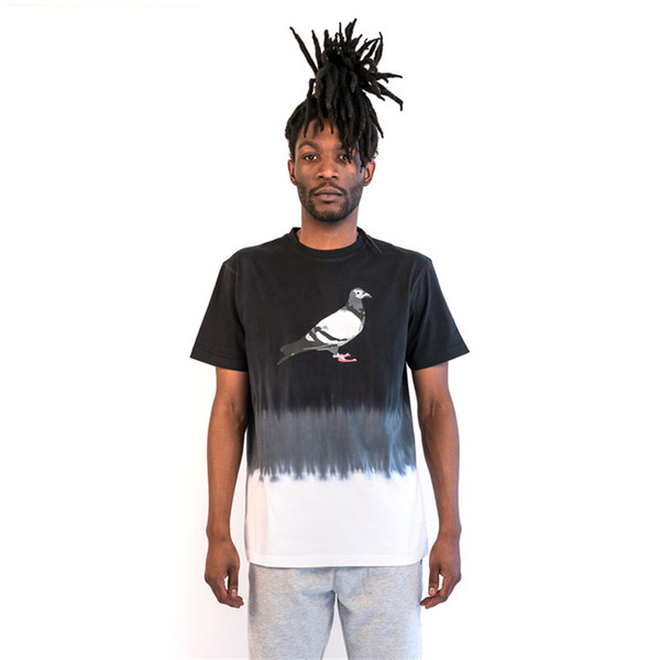 四川 成都扎染纽约体恤渐变短袖鸽子经典staplepigeon