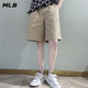 MLB女式短裤夏季新款运动裤宽松休闲百搭工装裤五分裤3FSMB0633