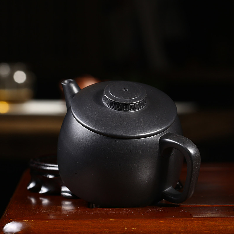【汉瓦】助理工艺美术师 尹勤 宜兴紫砂壶茶壶 200cc