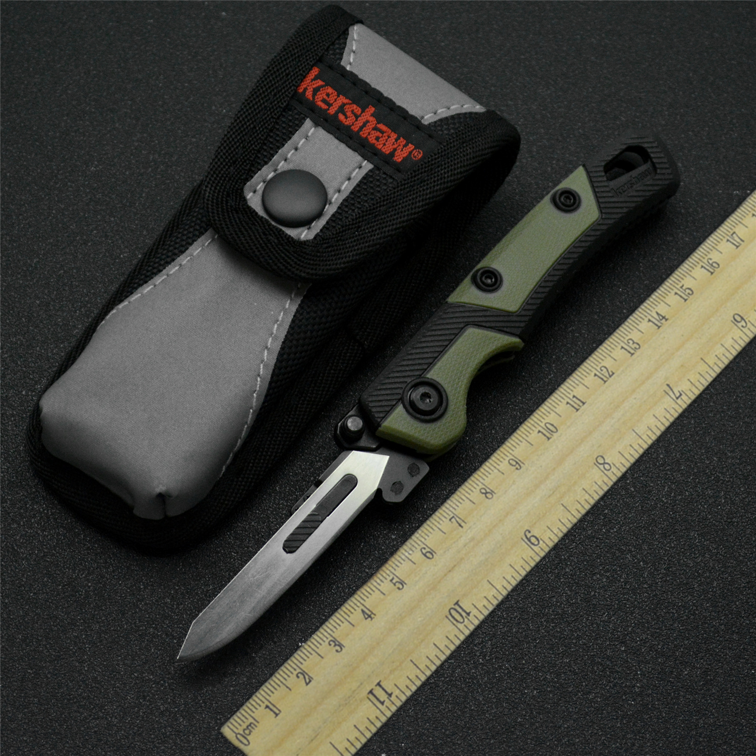 正品卡秀折刀1891工具刀rbk2户外防身锋利口袋便携不锈钢折叠刀具