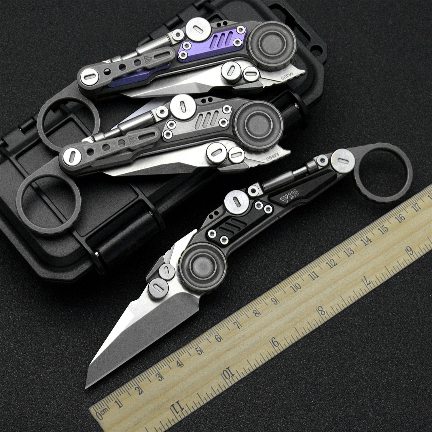 noc守鹤折刀m390户外折叠刀钛合金锋利防身爪刀具高硬度口袋edc刀