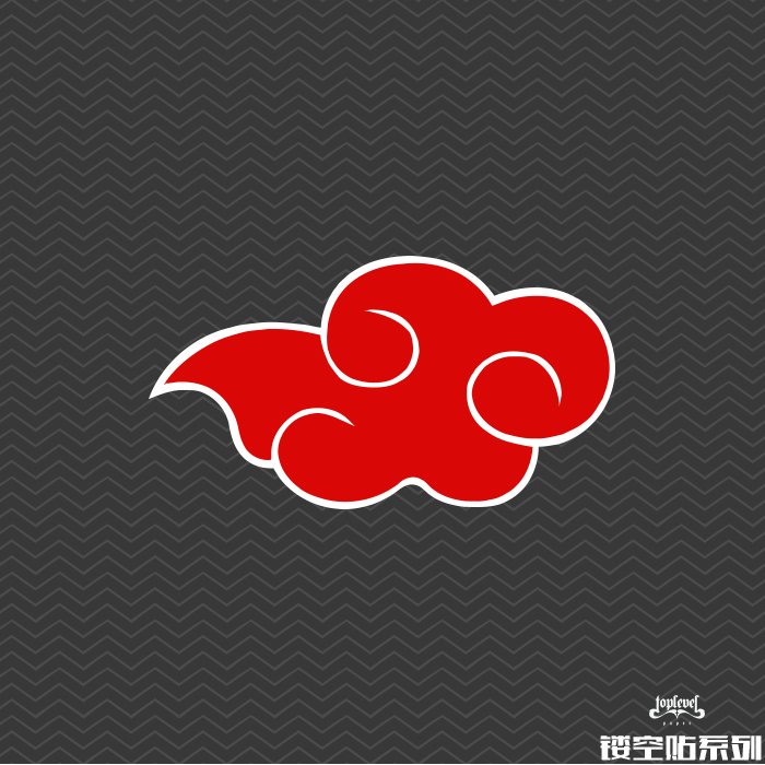 tlp镂空车贴火影忍者组织祥云佐助鼬佩恩绝笔记本汽车装饰贴