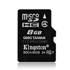 金士顿 8G手机内存卡8G内存卡 8gTF/Micro SD存储闪存卡 音箱配件