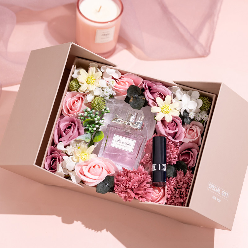 情人节dior迪奥蓝金唇膏口红999 花漾甜心香水礼盒套装送女友礼物