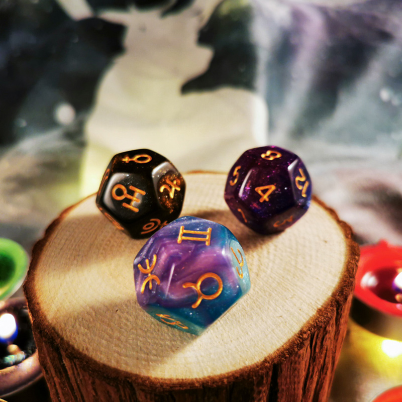 猫小姐的魔法圈子的优惠券大全—实物占星骰子星体筛子星座色子现货