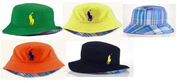 爆款外贸儿童帽 polo可两面戴 多色绣马标  休闲 外出游玩 渔夫帽
