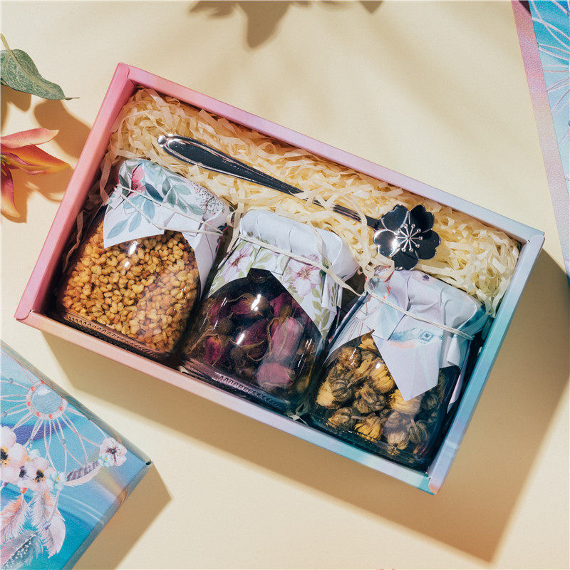 玫瑰组合花茶伴手礼礼盒30元左右送女生礼物