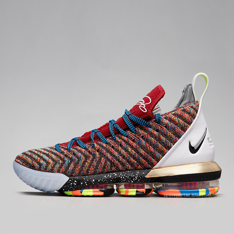 牛哄哄 nike lebron james 16 lbj16首发鸳鸯篮球鞋 bq6582-900