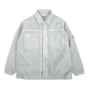 CAVEMPT C.E CAV EMPT 日系复古做旧拉链衬衫夹克灯芯绒外套男女