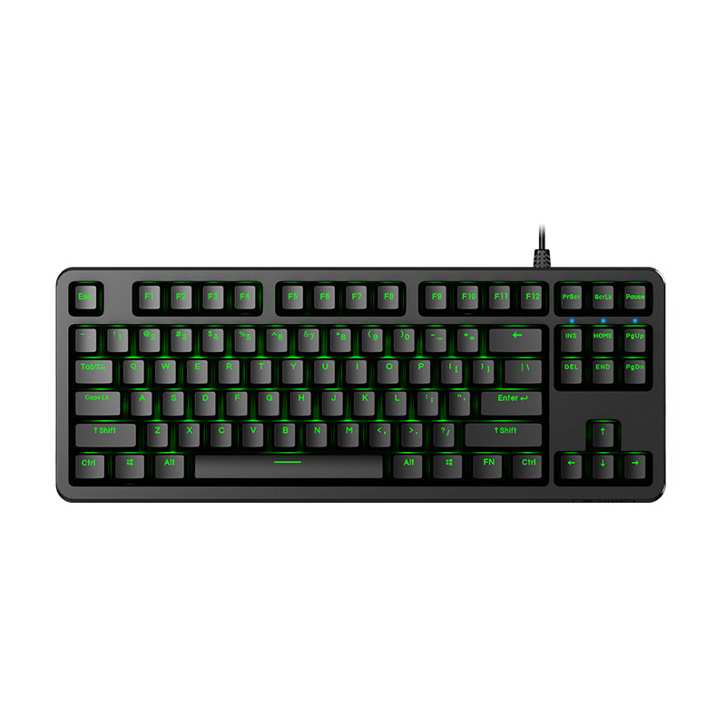 富勒 g87s 德国原厂樱桃轴键盘 87键无冲 cherry青轴