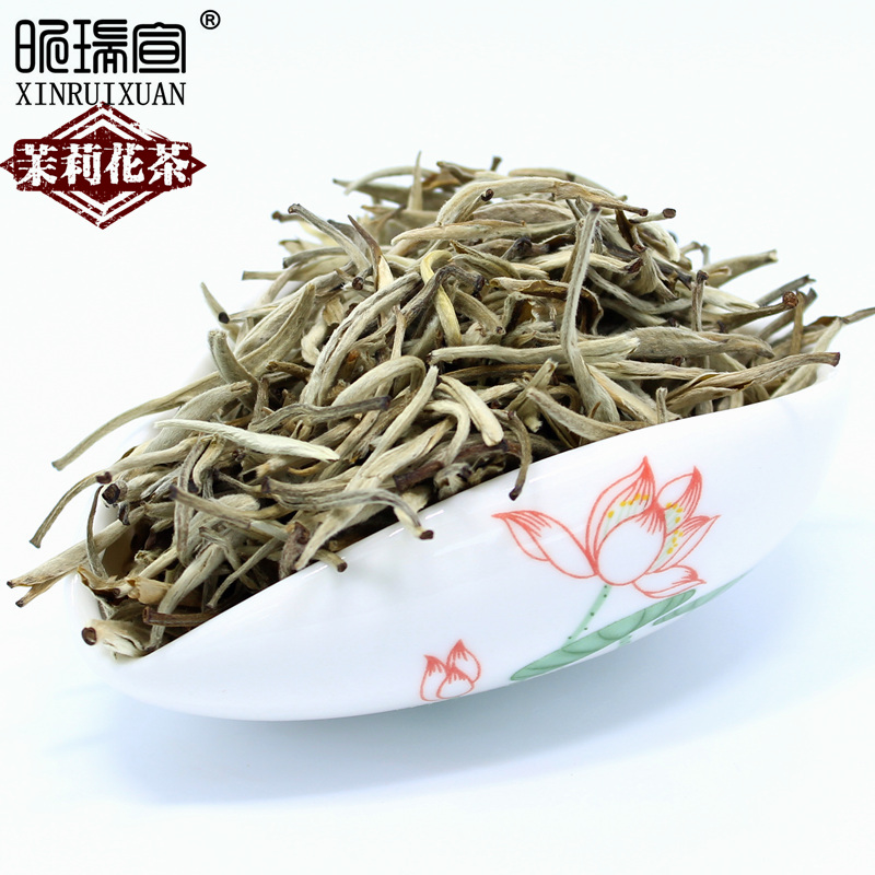 茉莉花茶2024年新茶叶大白芽250g散装浓香广西茉莉花茶包邮