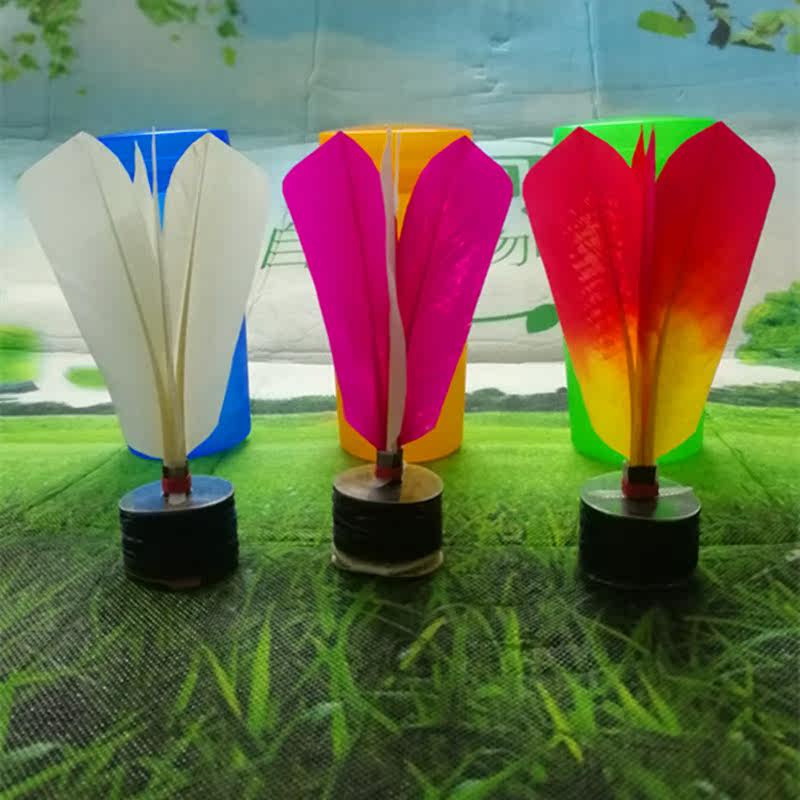 【飞毽体育】n9南派花毽广东省非物质文化遗产 老鸽尖毛 高弹耐踢