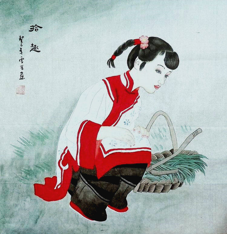 手绘国画装饰画精品 顾雪芳四尺斗方工笔画十二生肖动物画猪狗gg9