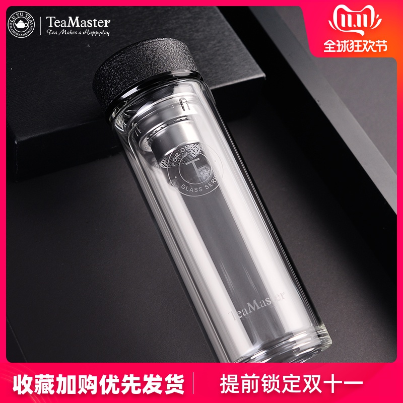 富光茶马仕2019新双层玻璃杯 裂纹不锈钢盖男女商务泡茶隔水杯子在类目 餐饮具, 杯子/水杯/水壶, 玻璃杯中 - 来自Buy2taobao.com提供专业的淘宝代购服务