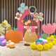 儿童周岁生日场景布置宝宝满月百日宴装饰背景板送气球支架包邮