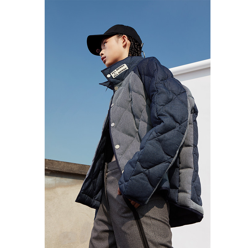 牛仔羽绒服男冬季大额优惠券