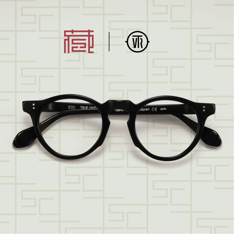 TVR眼镜TVR 530日本手工镜架复古板材镜框梨形框北京镜架收藏社