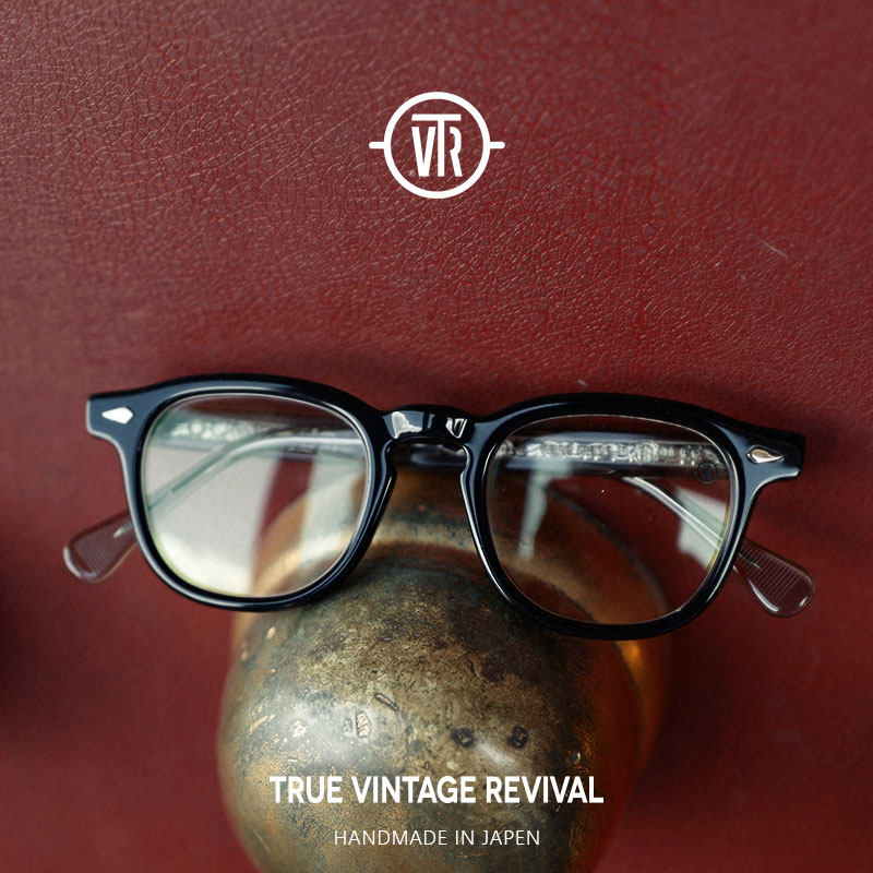 官方授权tvr眼镜tvr504新款日本手工板材全框镜框北京镜架收藏社