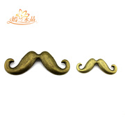 Yan LAN DIY jewelry materials bronze handmade accessories retro mustache pendant pendant necklace jewelry